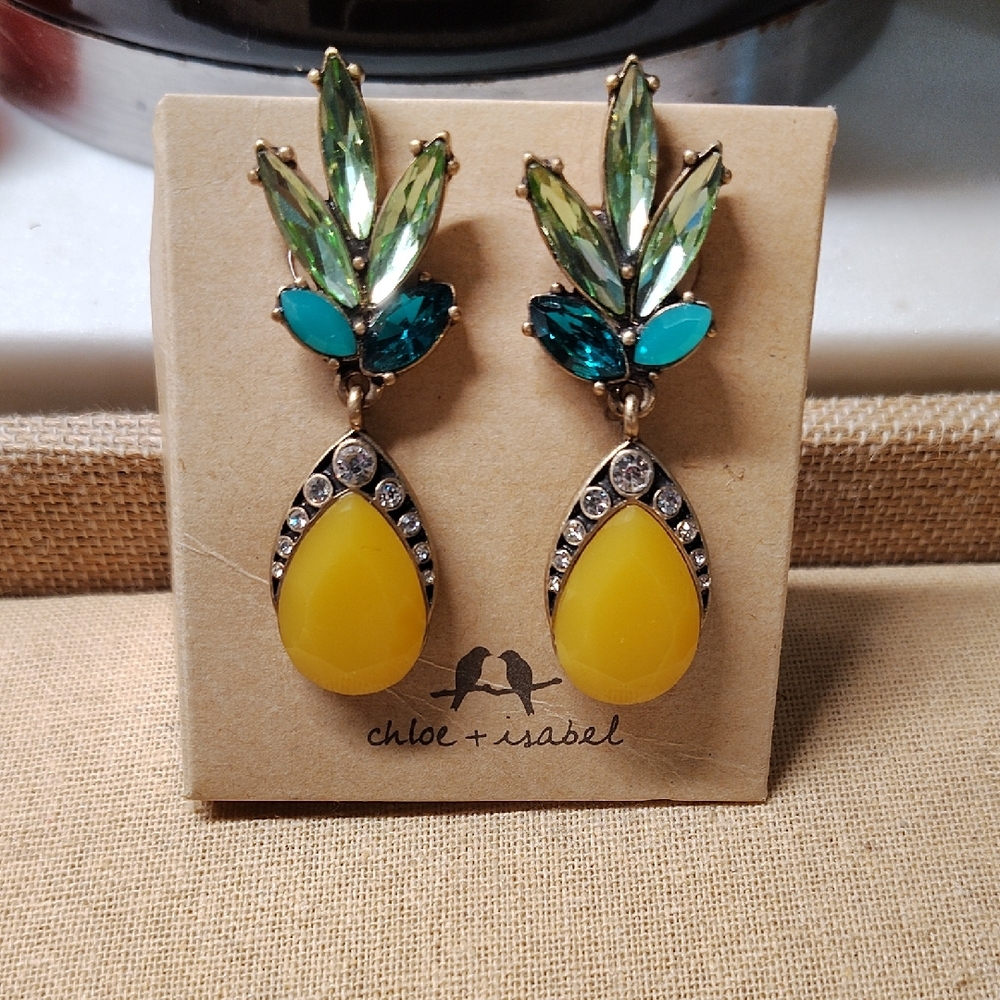 Chloe + Isabel Copacabana Pineapple Earrings